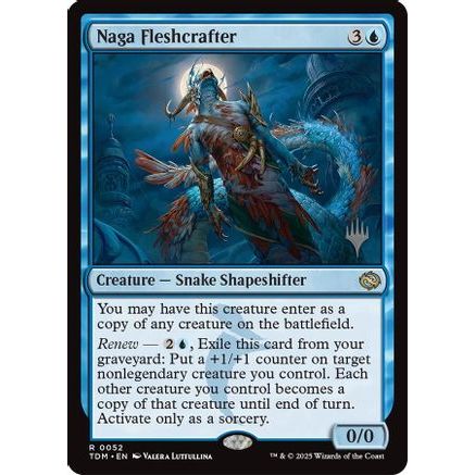Naga Fleshcrafter (PPTDM-052) - Promo Pack: Tarkir: Dragonstorm
