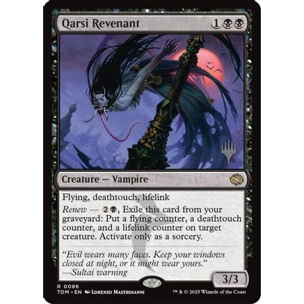 Qarsi Revenant (PPTDM-086) - Promo Pack: Tarkir: Dragonstorm