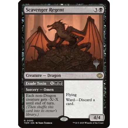 Scavenger Regent (PPTDM-090) - Promo Pack: Tarkir: Dragonstorm Foil