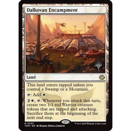 Dalkovan Encampment (PPTDM-253) - Promo Pack: Tarkir: Dragonstorm Foil