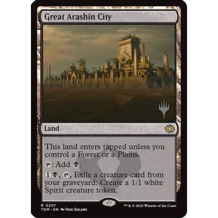 Great Arashin City (PPTDM-257) - Promo Pack: Tarkir: Dragonstorm