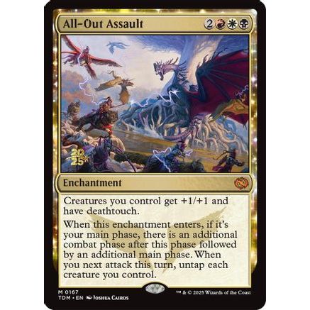 All-Out Assault (PRE-167) - Prerelease Cards Foil