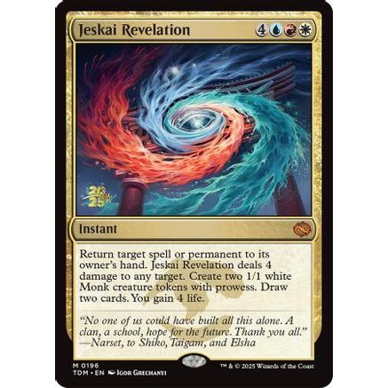 Jeskai Revelation (PRE-196) - Prerelease Cards Foil