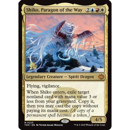 Shiko, Paragon of the Way (PRE-223) - Prerelease Cards Foil