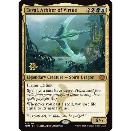 Teval, Arbiter of Virtue (PRE-230) - Prerelease Cards Foil