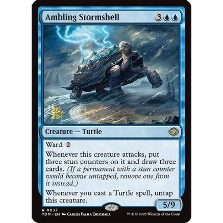 Ambling Stormshell (PRE-037) - Prerelease Cards Foil