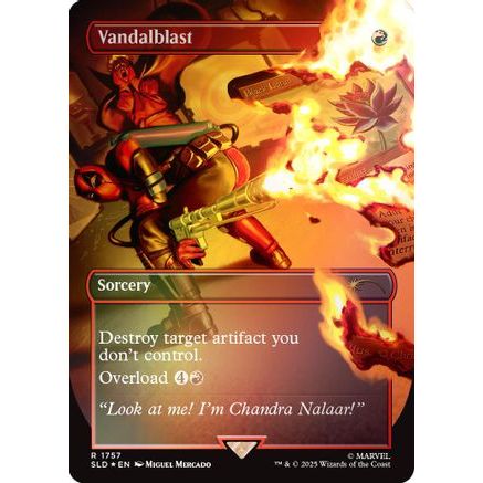 Vandalblast (1757) (Rainbow Foil) (SLD-1757) - Secret Lair Drop Foil
