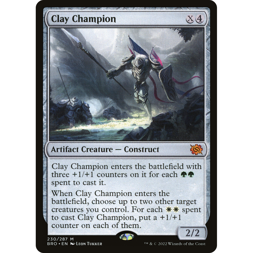 Clay Champion (BRO-230) - The Brothers' War Foil