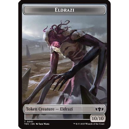 Eldrazi // Citizen Double-Sided Token (TDC-1 // 26) - Commander: Tarkir: Dragonstorm
