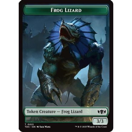 Frog Lizard // Dragon (0014) Double-Sided Token (TDC-21 // 14) - Commander: Tarkir: Dragonstorm