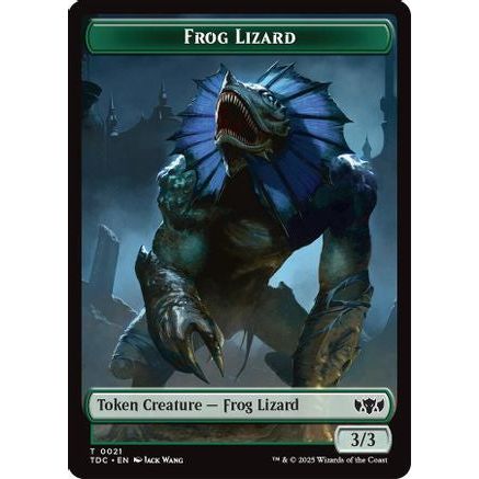Frog Lizard // Dragon (0014) Double-Sided Token (TDC-21 // 14) - Commander: Tarkir: Dragonstorm