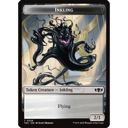 Inkling // Insect (0023) Double-Sided Token (TDC-28 // 23) - Commander: Tarkir: Dragonstorm