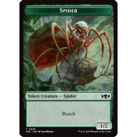 Spider // Bird Double-Sided Token (TDC-25 // 2) - Commander: Tarkir: Dragonstorm