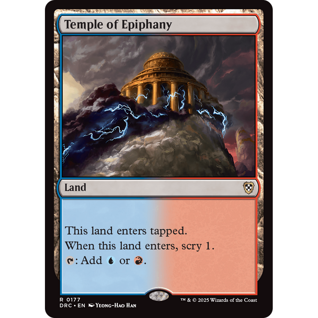 Temple of Epiphany (DRC-177) - Commander: Aetherdrift Foil