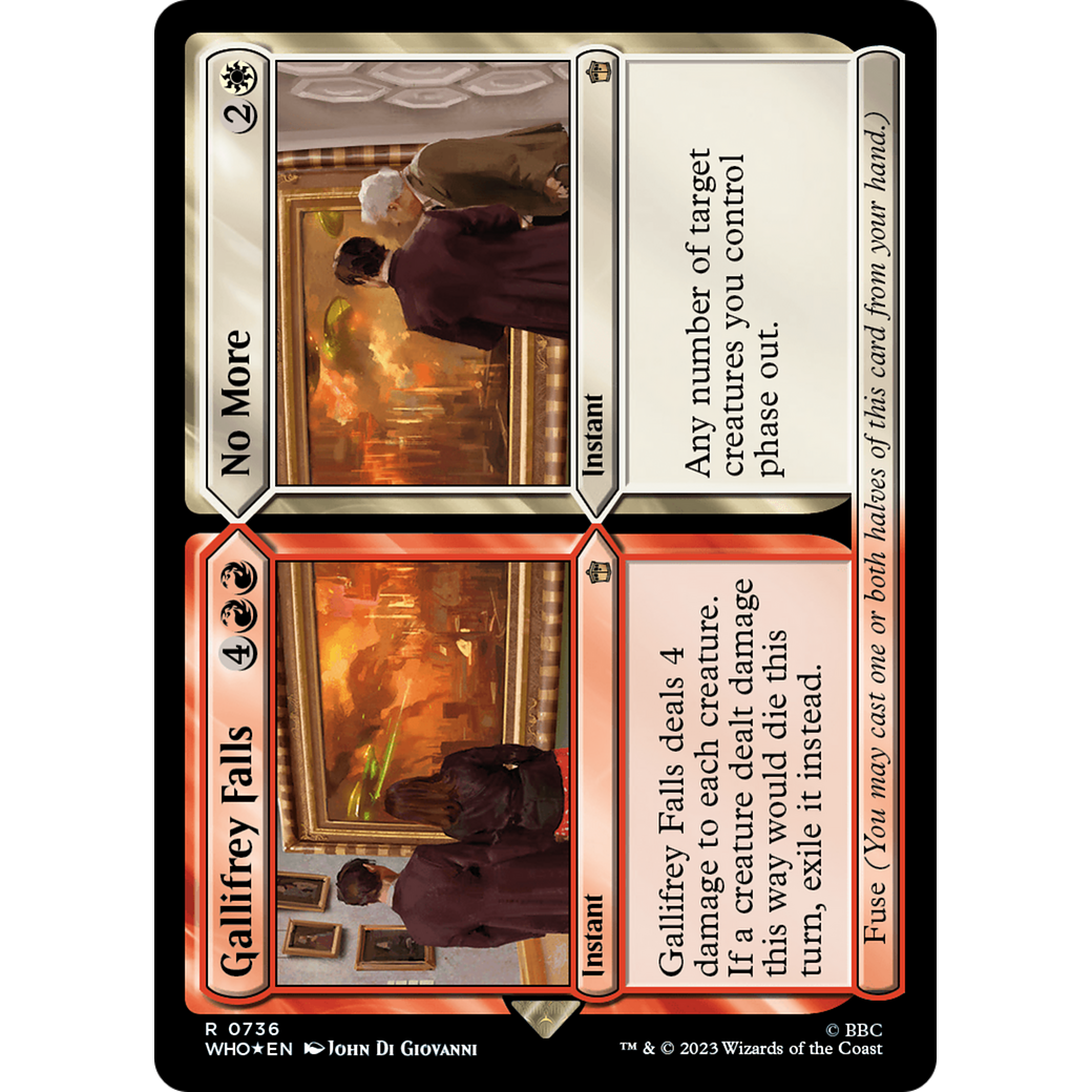 Gallifrey Falls // No More (Surge Foil) (WHO-736) - Doctor Who Foil