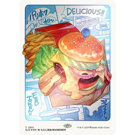 Food Token (2011) (Rainbow Foil) (SLD-2011) - Secret Lair Drop Series Foil