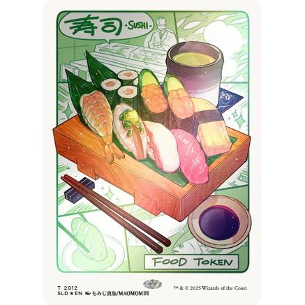 Food Token (2012) (Rainbow Foil) (SLD-2012) - Secret Lair Drop Series Foil
