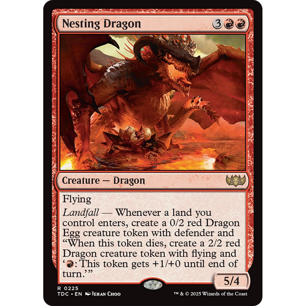 Nesting Dragon (TDC-225) - Commander: Tarkir: Dragonstorm