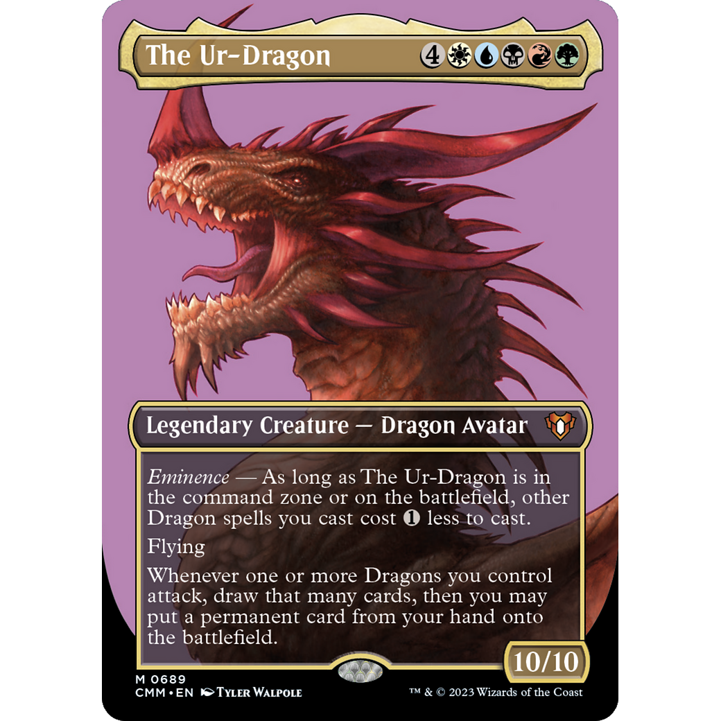 The Ur-Dragon (CMM-689) - Commander Masters (Borderless)