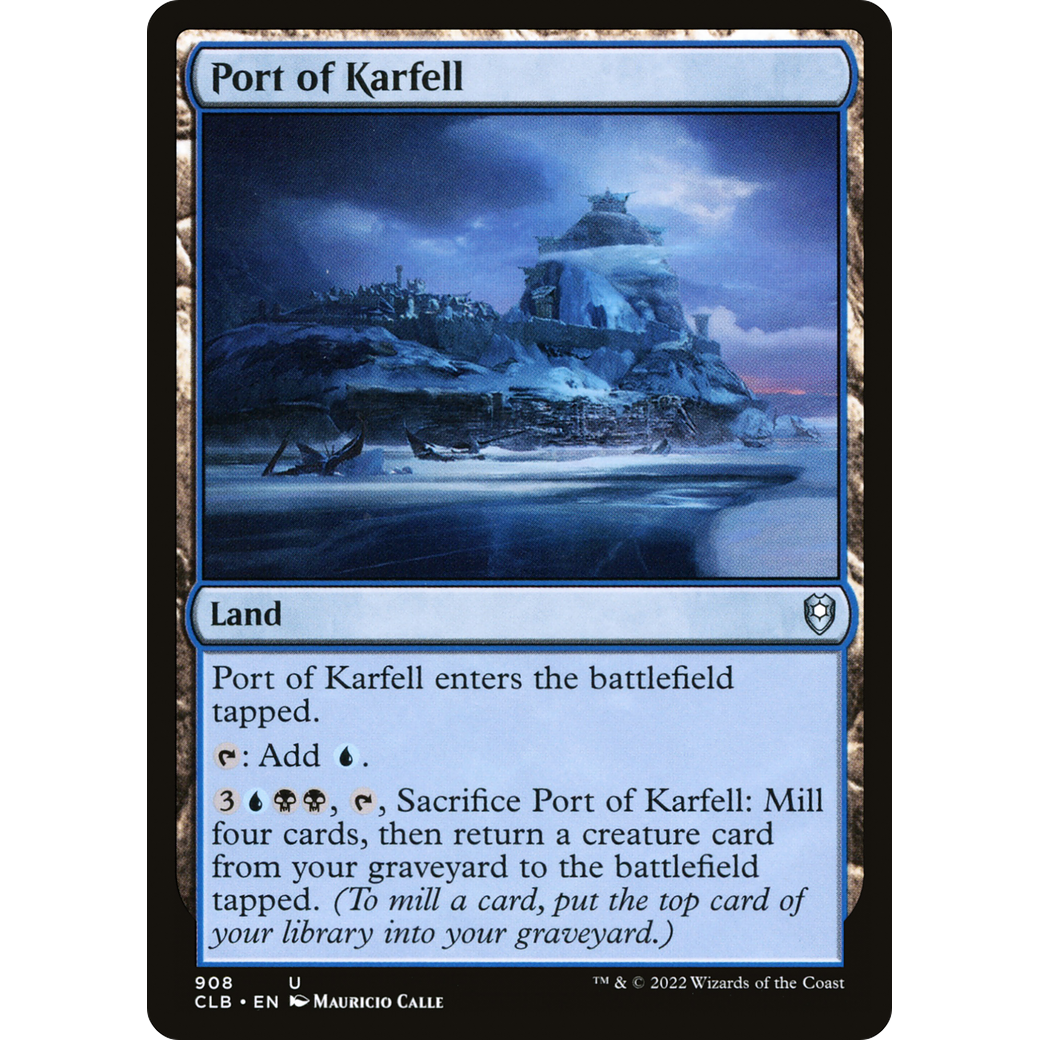 Port of Karfell (CLB-908) - Commander Legends: Battle for Baldur's Gate
