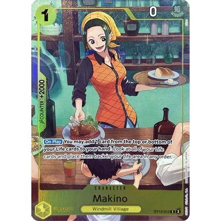 Makino (Premium Card Collection -Best Selection Vol. 3-) (ST13-012) - One Piece Promotion Cards Foil
