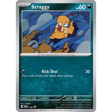 Scraggy - 186 186 - SV Scarlet & Violet Promo Cards Holofoil