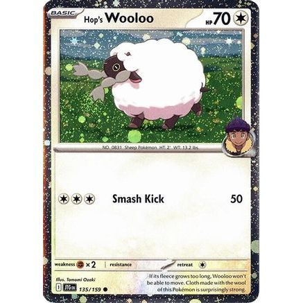 Hop's Wooloo - 135/159 (Cosmos Holo) 135 - Miscellaneous Cards & Products Holofoil