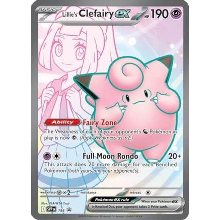 Lillie's Clefairy ex - 195 195 - SV Scarlet & Violet Promo Cards Holofoil