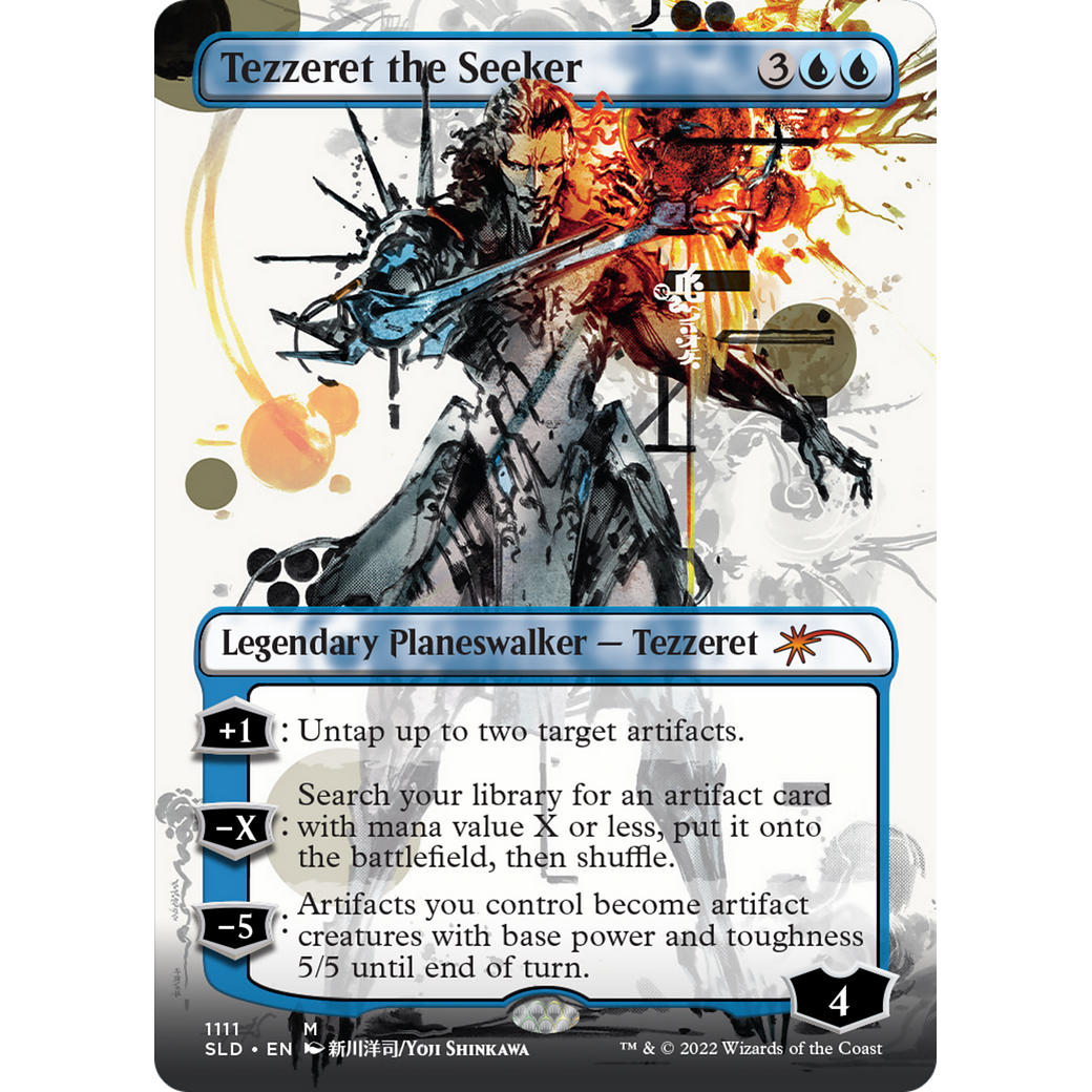 Tezzeret the Seeker (1111) (SLD-1111) - Secret Lair Drop (Borderless)