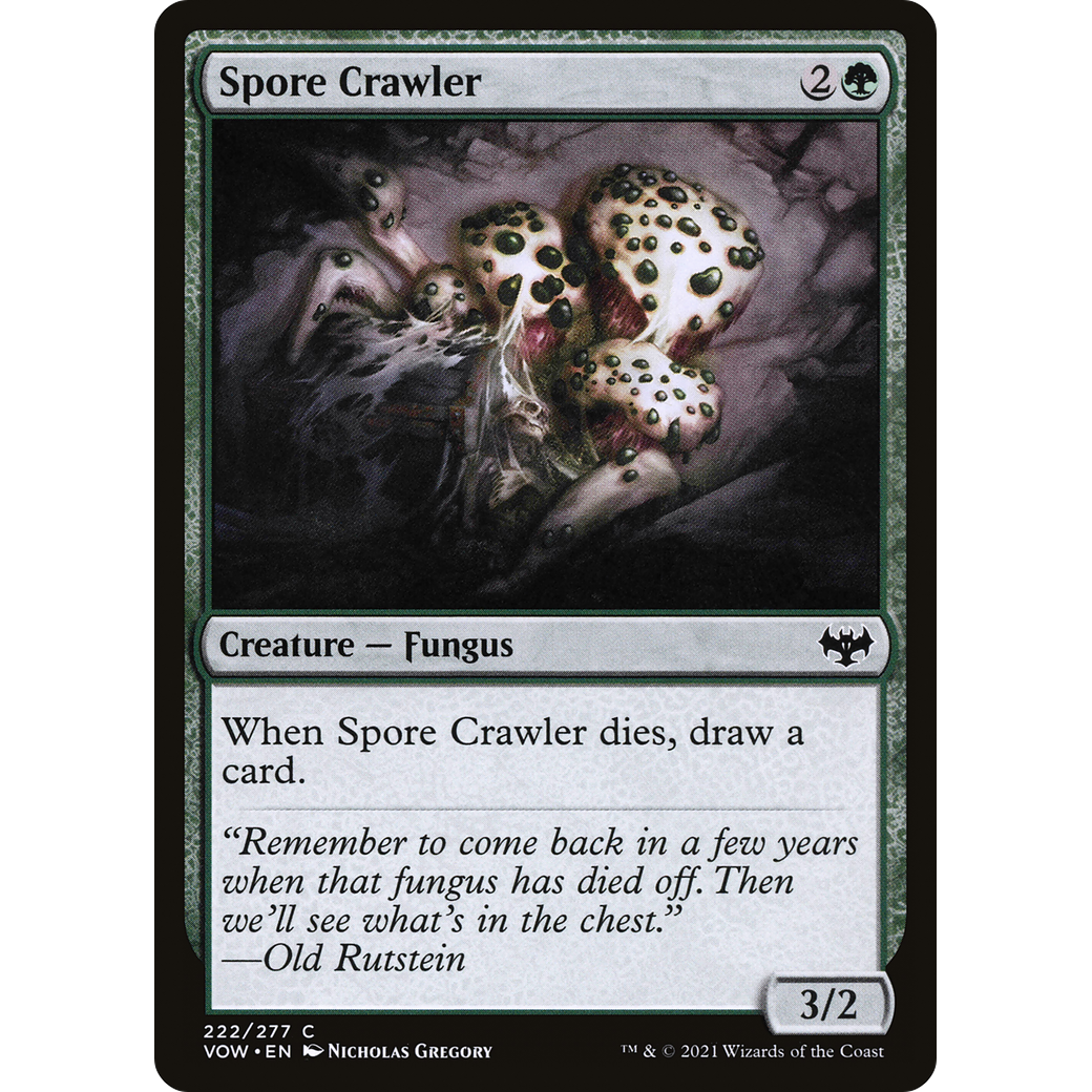 Spore Crawler (VOW-222) - Innistrad: Crimson Vow Foil