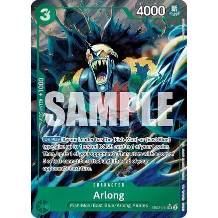 Arlong (Alternate Art) (EB02-011) - Extra Booster: Anime 25th Collection Foil