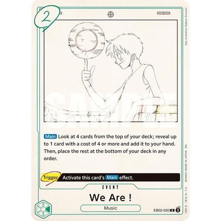We Are! (EB02-020) - Extra Booster: Anime 25th Collection Foil