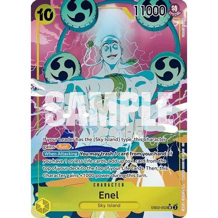 Enel (Alternate Art) (EB02-052) - Extra Booster: Anime 25th Collection Foil