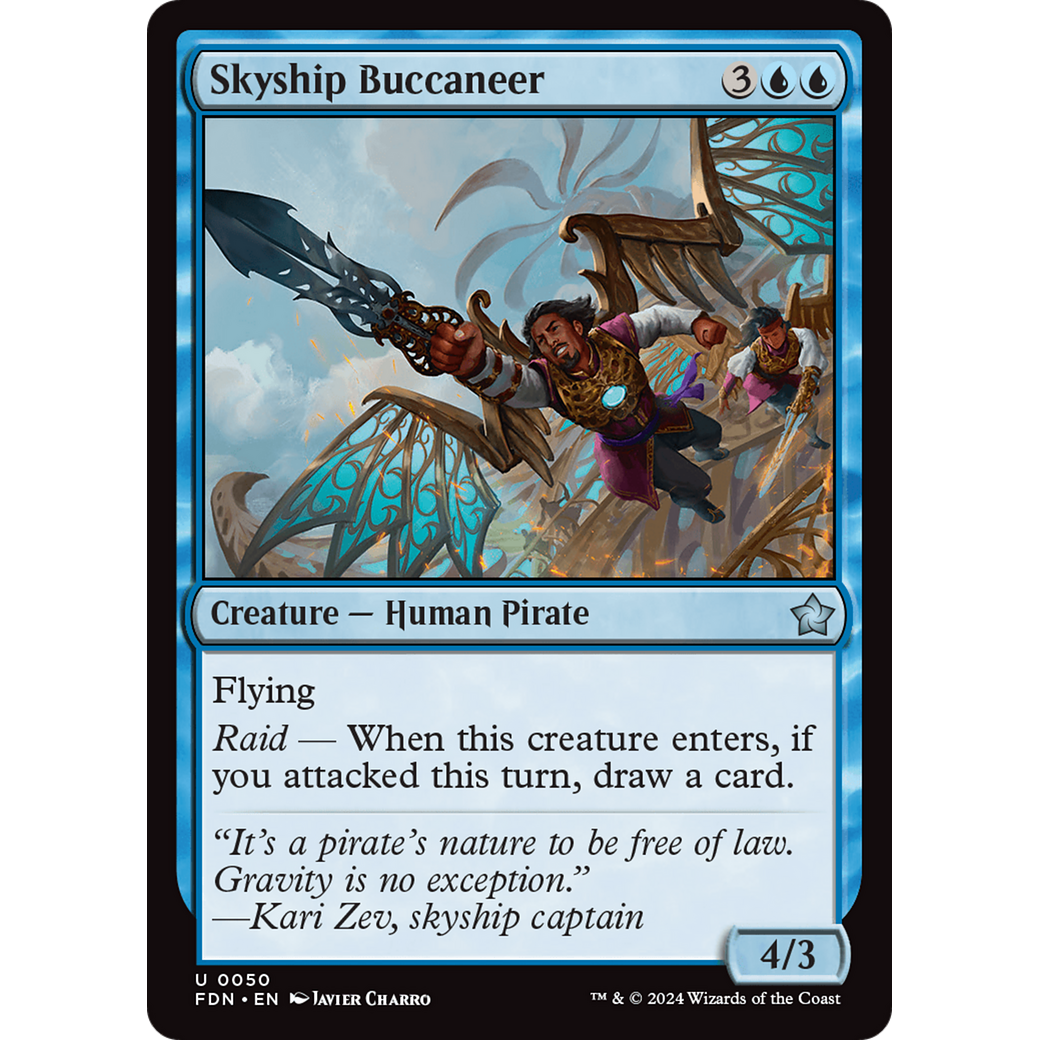 Skyship Buccaneer (FDN-050) - Foundations Foil