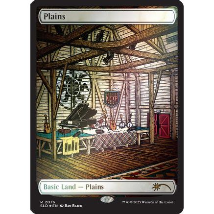 Plains (2076) (Rainbow Foil) (SLD-2076) - Secret Lair Drop Series Foil