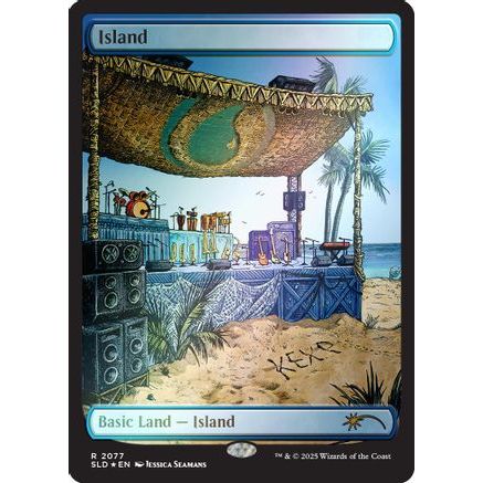 Island (2077) (Rainbow Foil) (SLD-2077) - Secret Lair Drop Series Foil