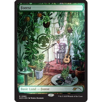 Forest (2080) (Rainbow Foil) (SLD-2080) - Secret Lair Drop Series Foil
