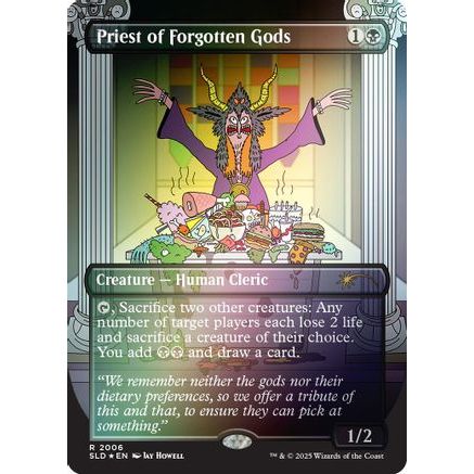 Priest of Forgotten Gods (Rainbow Foil) (SLD-2006) - Secret Lair Drop Series Foil