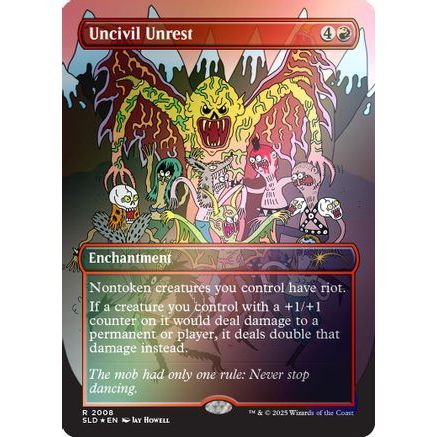 Uncivil Unrest (Rainbow Foil) (SLD-2008) - Secret Lair Drop Series Foil