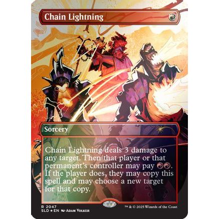 Chain Lightning (2047) (Rainbow Foil) (SLD-2047) - Secret Lair Drop Series Foil
