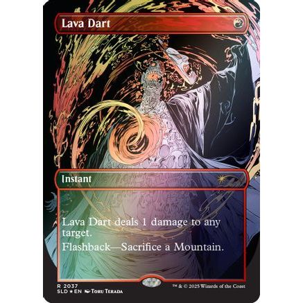 Lava Dart (Rainbow Foil) (SLD-2037) - Secret Lair Drop Series Foil