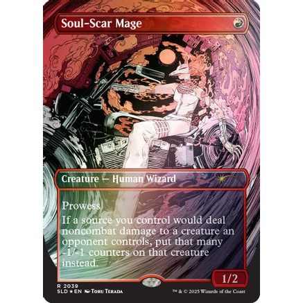 Soul-Scar Mage (2039) (Rainbow Foil) (SLD-2039) - Secret Lair Drop Series Foil