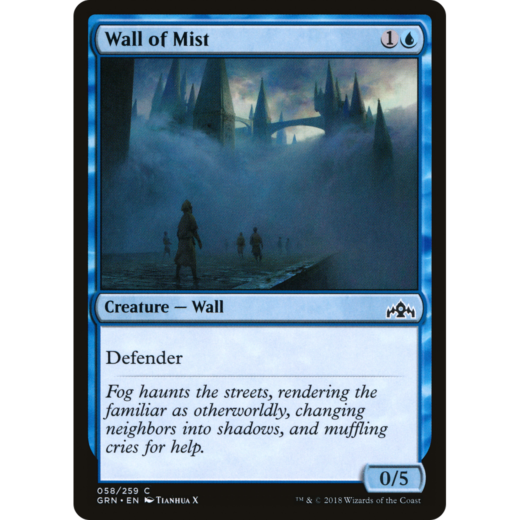 Wall of Mist (GRN-058) - Guilds of Ravnica