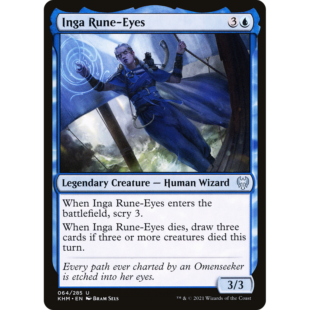 Inga Rune-Eyes (KHM-064) - Kaldheim