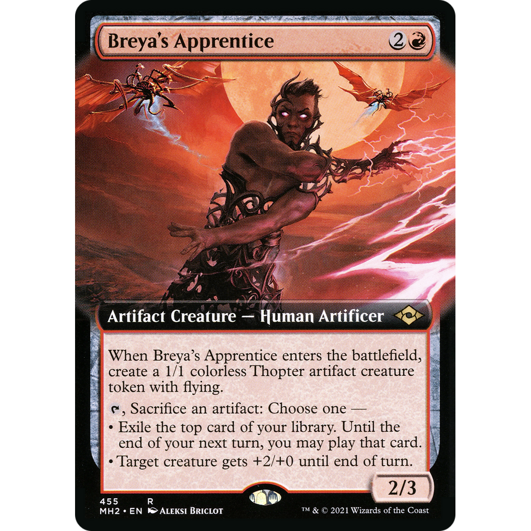 Breya's Apprentice (Extended Art) (MH2-455) - Modern Horizons 2: (Extended Art) Foil
