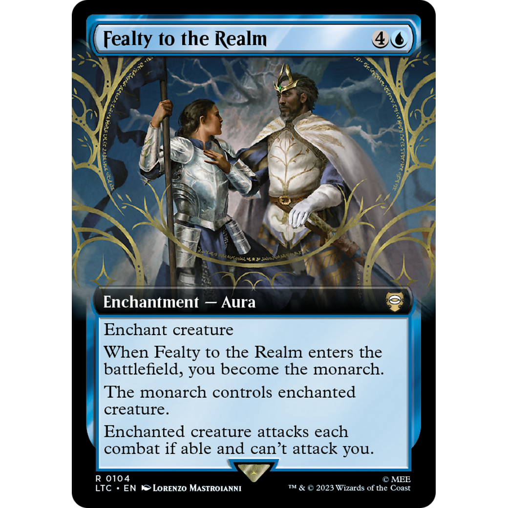 Fealty to the Realm (Extended Art) (LTC-104) - Tales of Middle-earth Commander: (Extended Art) Foil