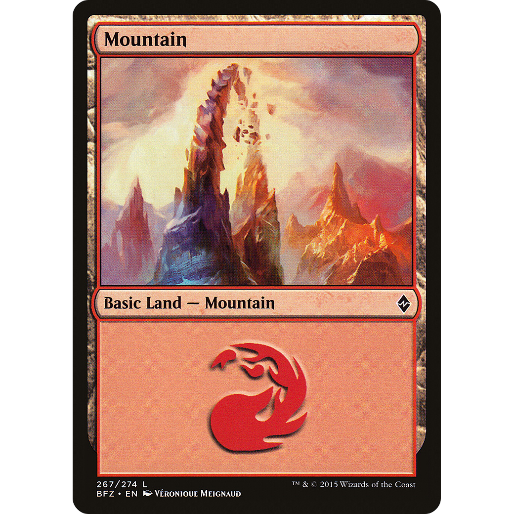 Mountain (267) (BFZ-267) - Battle for Zendikar