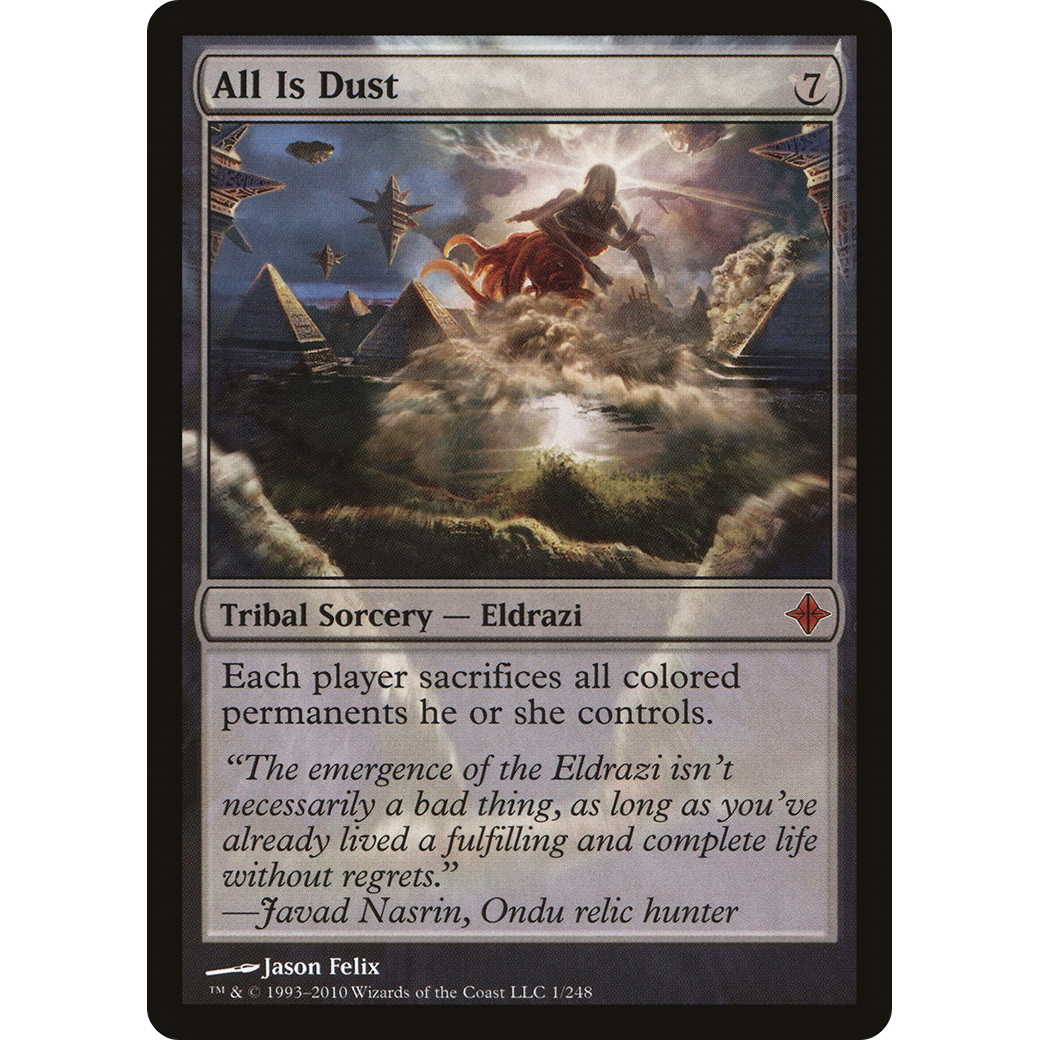 All Is Dust (ROE-001) - Rise of the Eldrazi