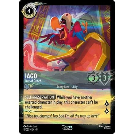 Iago - Out of Reach (8) - Disney Lorcana Promo Cards Holofoil