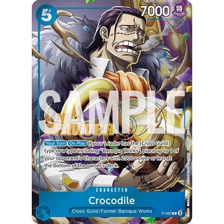 Crocodile (Store 2-on-2 Battle 2025 Winner) (P-082) - One Piece Promotion Cards Foil